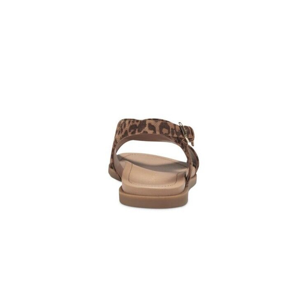 NEW Aerosoles Cele Womens Buckle Sandal Natural Leopard Print Comfort Size 7 - Picture 3 of 8